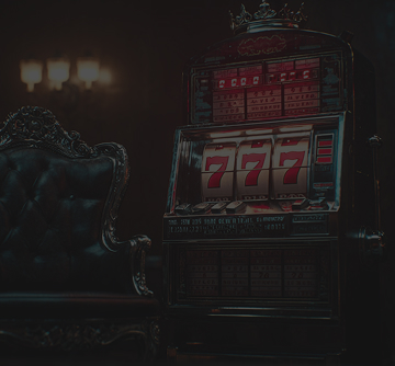 Slot 777 in un ambiente scuro